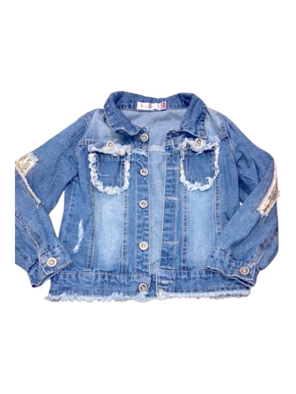 Alisa Style Girls 3-4 T Denim Jacket
